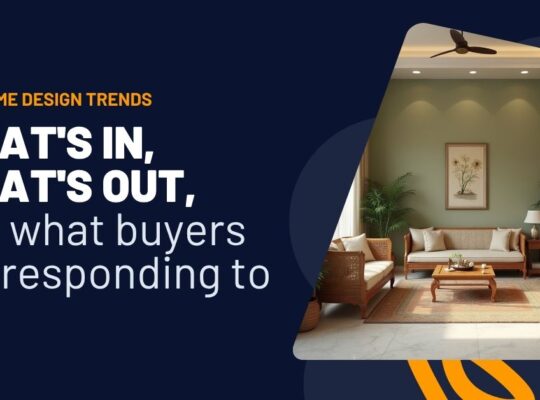 2026 home design trends living room with warm green walls, natural wood furniture, and layered textures showing what buyers want in modern interiors
